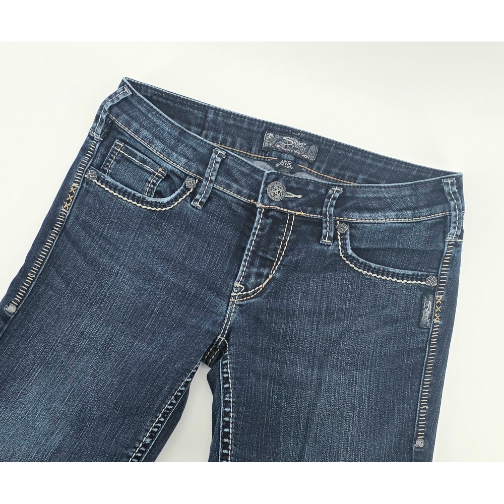 Silver Jeans Co Aiko Bootcut Size W29/L33 Womens Western Denim Dark Wash Pants